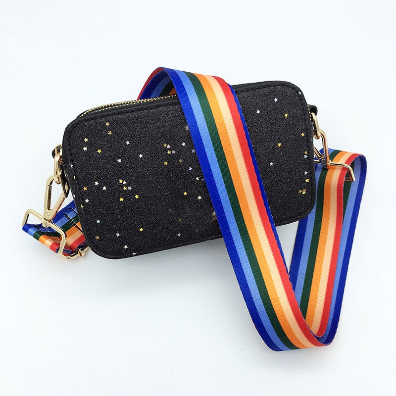 Cyflymder Nylon/Cotton Bag Strap Woman Colored Straps for Crossbody Messenger Shoulder Bag Accessories Adjustable Embroidered Belts Straps