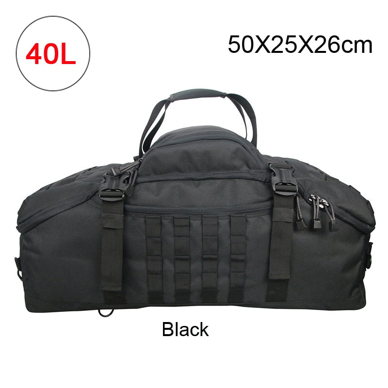 Realaiot 40L 60L 70L Men Army Military Tactical Waterproof Backpack Molle Camping Backpacks Sports Travel Bags Tactical Sport gym bag
