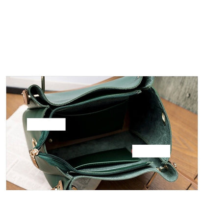 Realaiot Female Stylish Bucket bag High capacity pu leather women handbag Shoulder Bags Crossbody Bags women's messenger bag big totes Gifts for Women