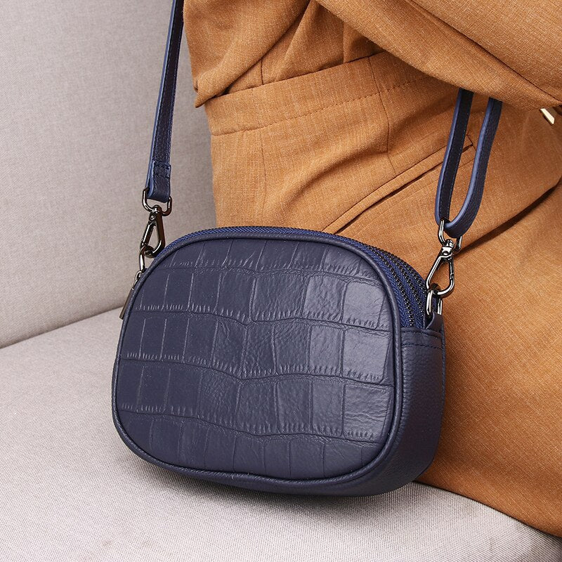 Realaiot Small Bags Hor High Quality Women Messenger Bags Female mini Shoulder Bag Vintage Genuine Leather Handbags Bolsa Feminina