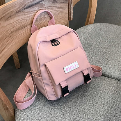 Realaiot Backpack New Trend Women Backpack Wild Fashion Shoulder Bag Small Canvas Teen Girl School bag Mochilas Female