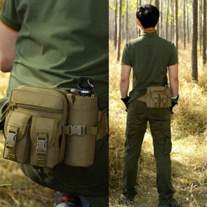 Cyflymder Men's Tactical Casual Fanny Waterproof Pouch Waist Bag Packs Outdoor Military Bag Hunting Bags Tactical Wallet Waist Packs