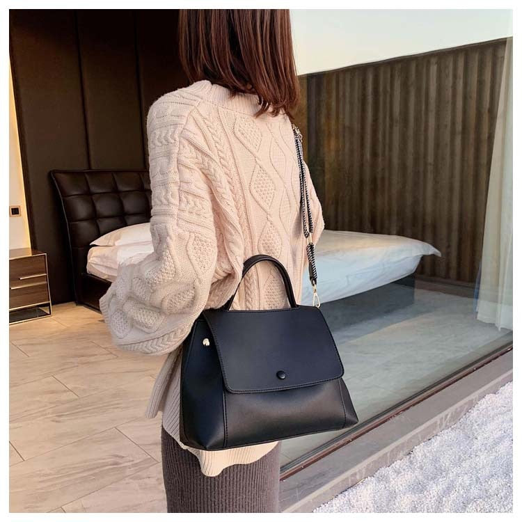 Realaiot Fashion PU Leather women handbag High capacity winter Solid Color female Shoulder Crossbody Bag Travel Lady totes blue