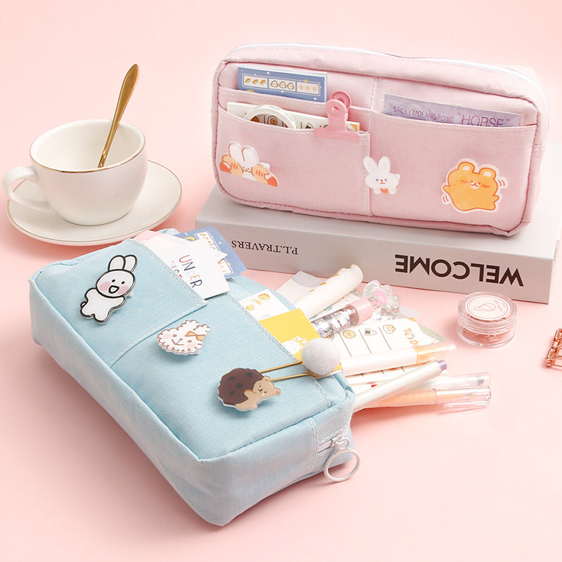 Cyflymder pencil case cute pencilcases material escolar girl back to school supplies piorniki estuche piornik kawaii bag pencil box