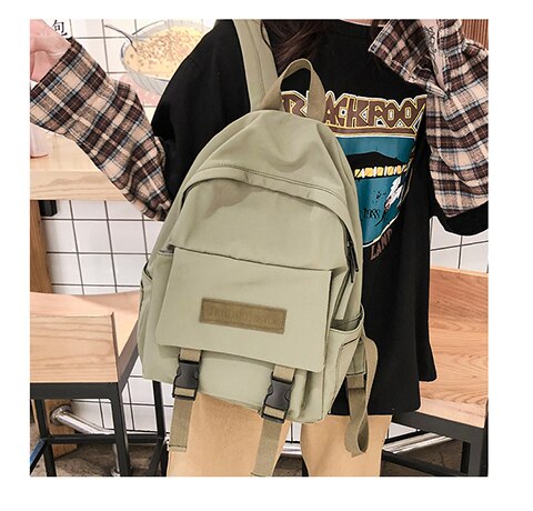 Cyflymder New Trend Female Backpack Casual Classical Women Backpack Fashion Women Shoulder Bag Solid Color School Bag For Teenage Girl