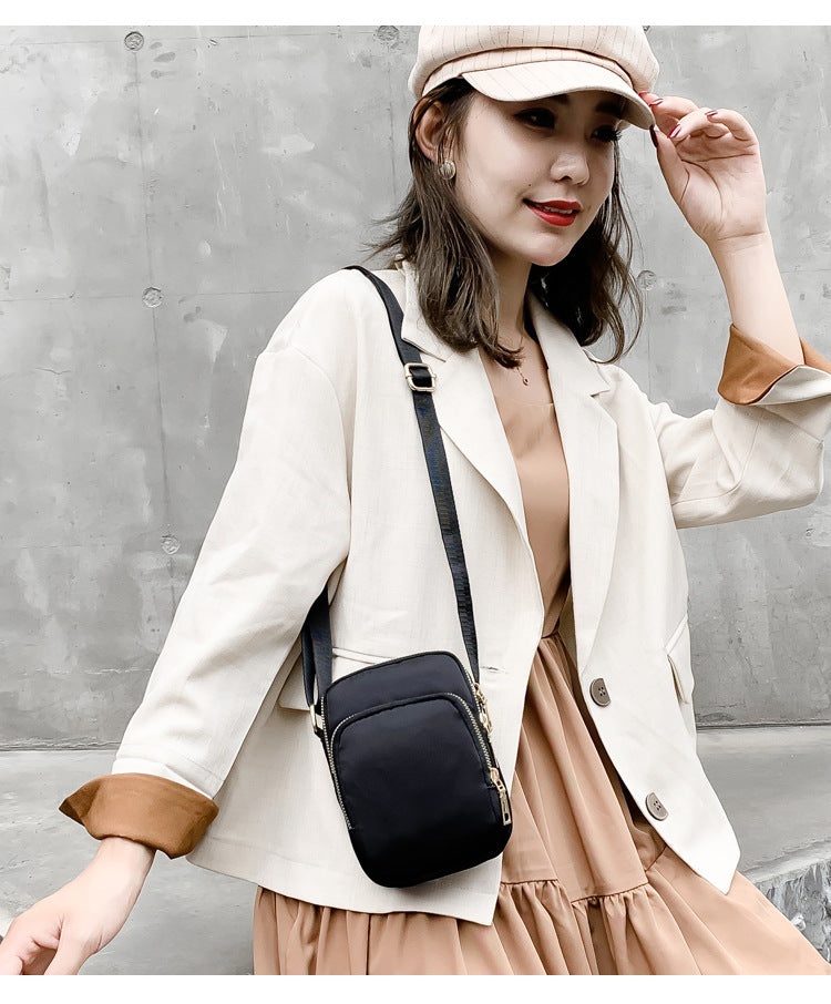 Realaiot Fashion Women Crossbody Zipper Mobile Phone Shoulder Bag Lady Female Multifunction Handbag Wrist Purse New Hot