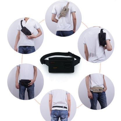 Cyflymder Men Women Nylon 4 Pockets Waterproof Waist Packs Fashion Male Wear Resistant Black Fanny Pack Messenger Shoulder Bag