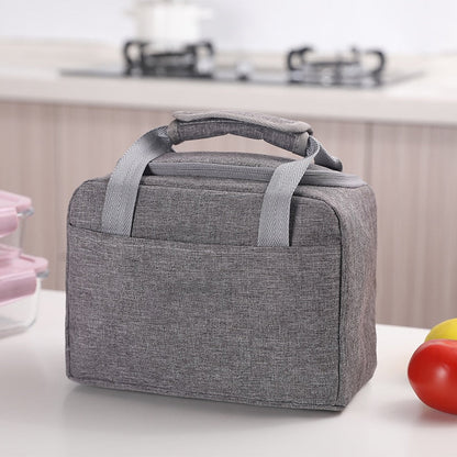 Cyflymder Portable Lunch Bag New Thermal Insulated Lunch Box Tote Cooler Handbag Bento Pouch Dinner Container School Food Storage Bags