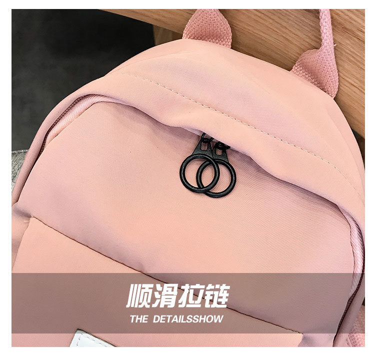 Realaiot Backpack New Trend Women Backpack Wild Fashion Shoulder Bag Small Canvas Teen Girl School bag Mochilas Female