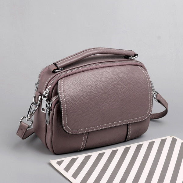 Cyflymder Luxury Designer Handbag Genuine Leather Crossbody Bags High Quality Leather Casual Totes Women Bags Shoulder Cross Body Bag
