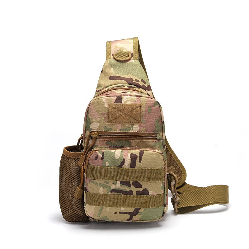 Realaiot Hiking Trekking Backpack Sports Climbing Shoulder Bags Tactical Camping Hunting Fishing Outdoor Military Camouflage Chest Bag