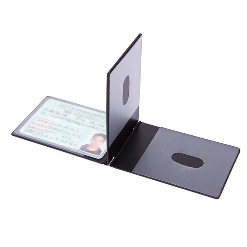 Realaiot Card Slots Aluminum Ultra Thin Card Holder ID Credit Driver License Holder Car Driving Documents ID Pass Certificate