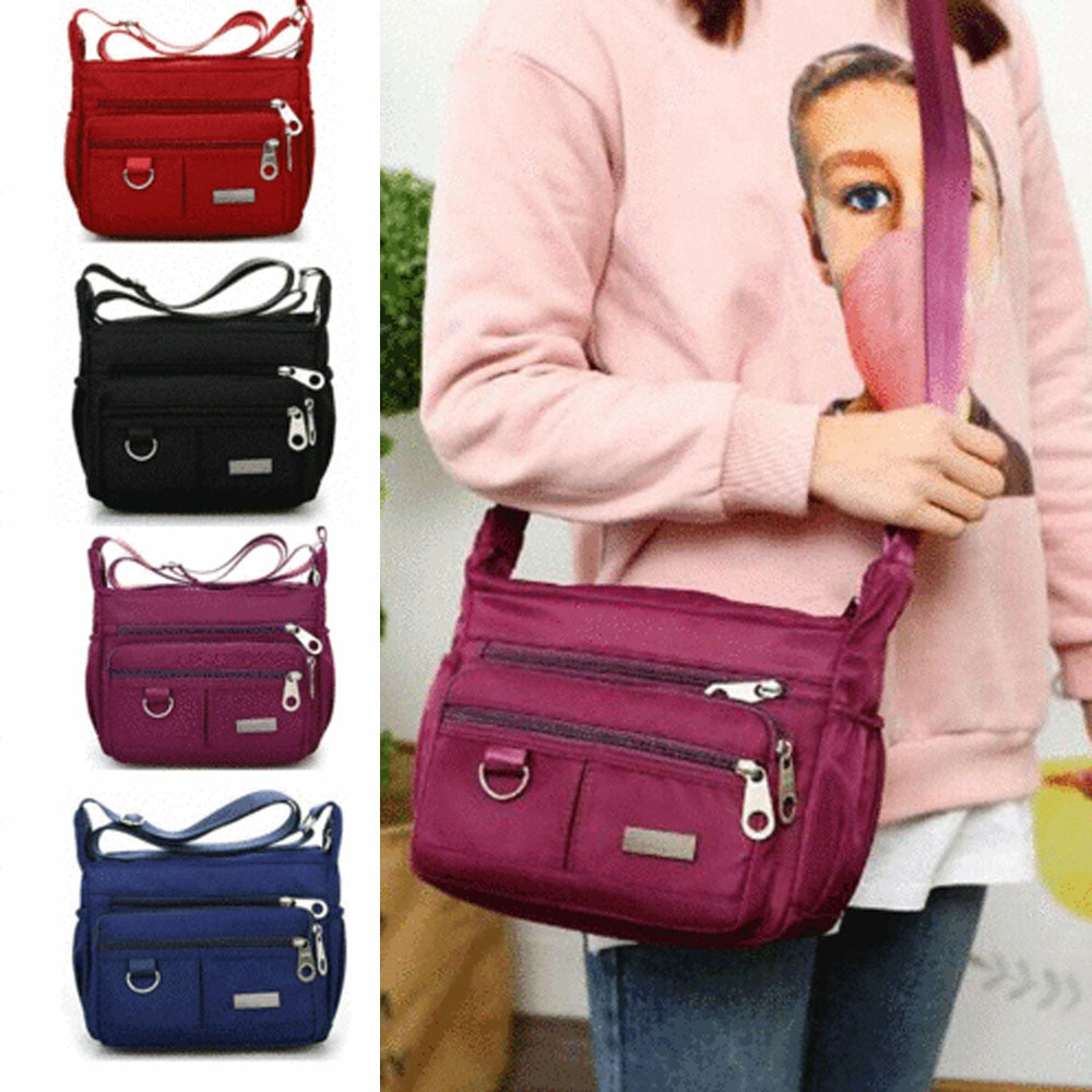 Cyflymder Newest Arrival 4 Colors Women Waterproof Oxford Messenger Cross Body Bag Shoulder Bags Large Capacity