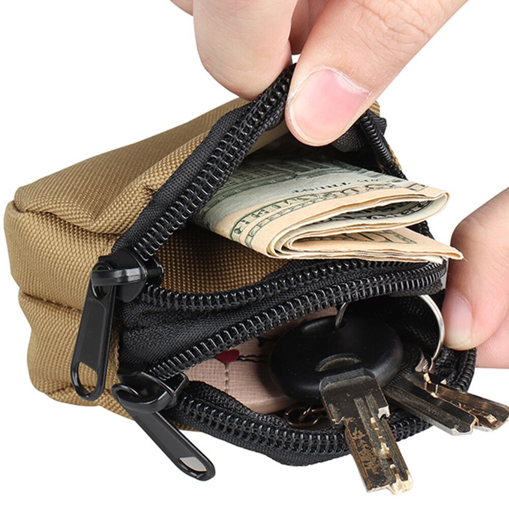 Cyflymder Outdoor EDC Molle Pouch Wallet Waterproof Portable Travel Zipper Waist Bag for Camping Hiking Hunting Military EDC Pouch