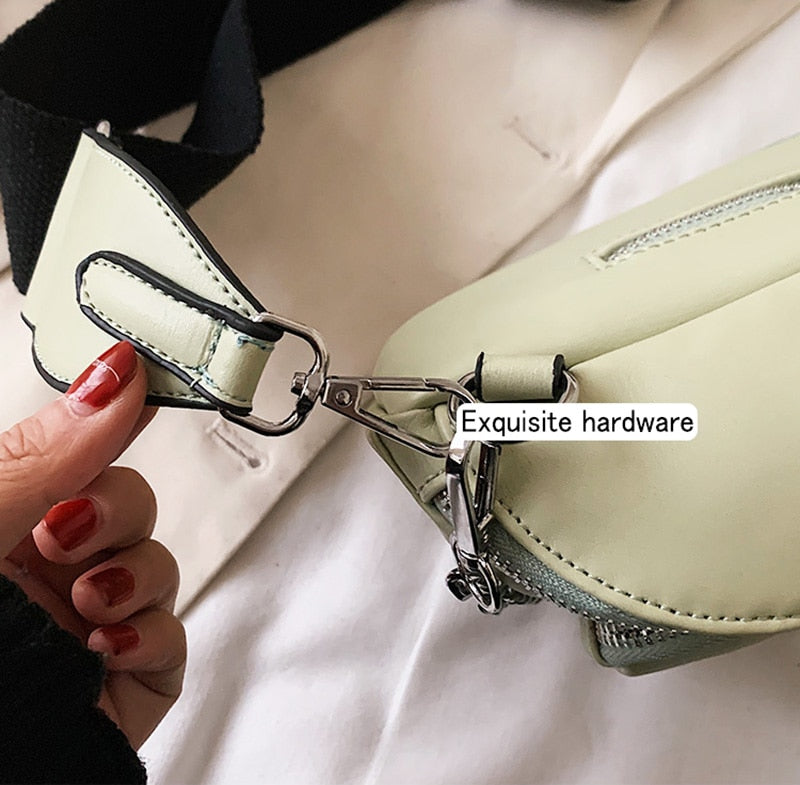 Cyflymder Luxury Women's Waist Bag Fanny Pack Fashion PU Leather Crossbody Bags High Quality Brand Shoulder Bag New Female Chest Pack