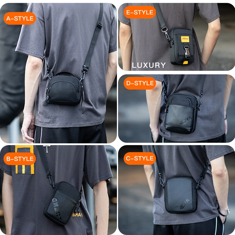 Cyflymder Men's Purse Shoulder Bag Small Messenger Bags Men Travel Crossbody Bag Handbags New Fashion Male Phone Money Belt Wallet