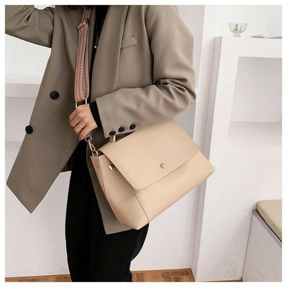 Realaiot Fashion PU Leather women handbag High capacity winter Solid Color female Shoulder Crossbody Bag Travel Lady totes blue