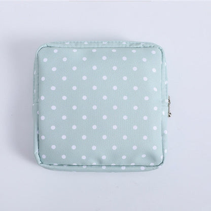 Cyflymder New Sanitary Pad Pouch Mini Folding Women Cute Bag For Gaskets Napkin Towel Storage Bags Pouch Case Sanitary Pad Organizer