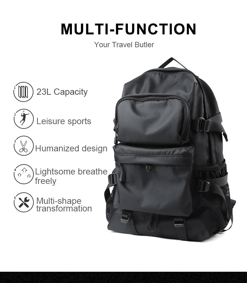 Cyflymder Men Fashion Personalized Travel Backpack Light Weight Large Space 15.6 17 inch Laptop Bag Teenage Outdoor Waterproof School Bag