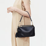 Realaiot Genuine Leather Women Bag Shoulder Crossbody Bag Luxury Handbags Fashion Ladies Shoulder Bag Female Large Tote Purse