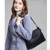 Realaiot Genuine Leather Shoulder Bag Women's Luxury Handbags Fashion Crossbody Bags for Women Female Tote Handbag
