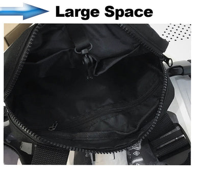 Realaiot Vest-Style Large Space Chest Bag Retro Square Chest Bag  Streetwear Shoulder Functional Backpack Tactics Funny Pack