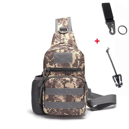 Realaiot Hiking Trekking Backpack Sports Climbing Shoulder Bags Tactical Camping Hunting Fishing Outdoor Military Camouflage Chest Bag