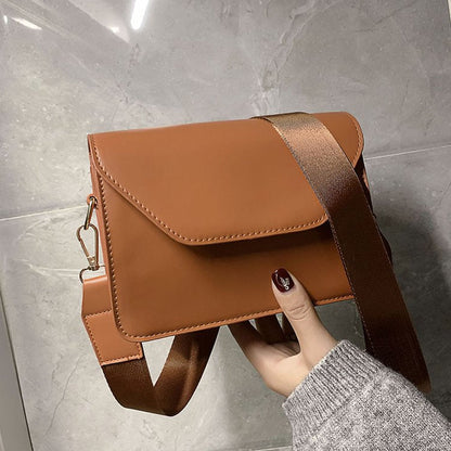 Realaiot Fashion Flap Crossbody Bags for Women PU Leather Small Square Bag Clutches Casual Shoulder Messenger Bag Small Handbags