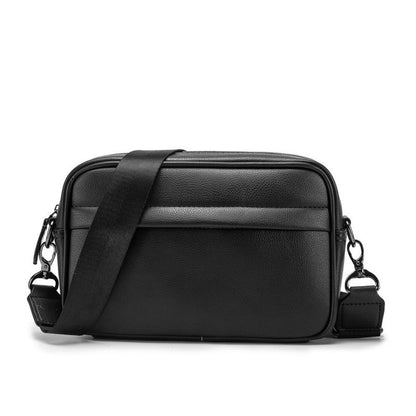 Cyflymder Luxury Brand Design Men Crossbody Bag Casual Solid Messenger Bag Mens Small Shoulder Crossbody Flap Bags Man Phone Handbag Male