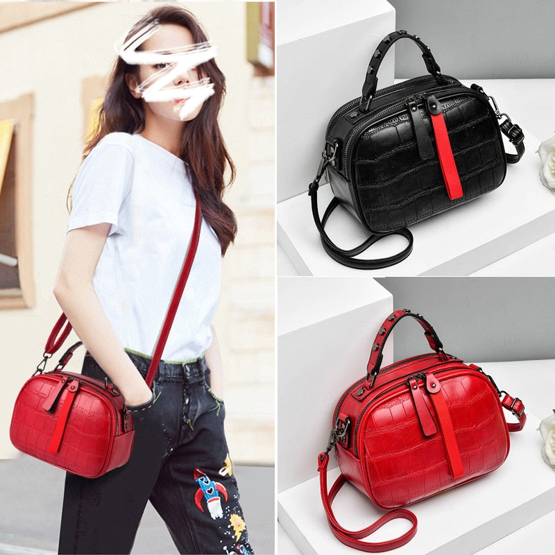 Realaiot Women Bag New Trend High Quality Women Bag Fashion Korean Bags For Women Small Tote Casual Handbags Classical Shoulder Bags