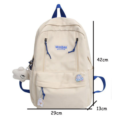 Realaiot Large Capacity Women Backpack Laptop Backpacks School Backpack for Teenage Girls Boys  Korean Style Book Bag Kids School Bags