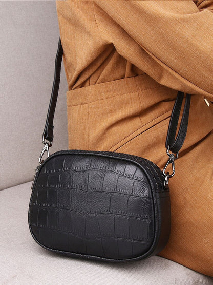 Realaiot Small Bags Hor High Quality Women Messenger Bags Female mini Shoulder Bag Vintage Genuine Leather Handbags Bolsa Feminina