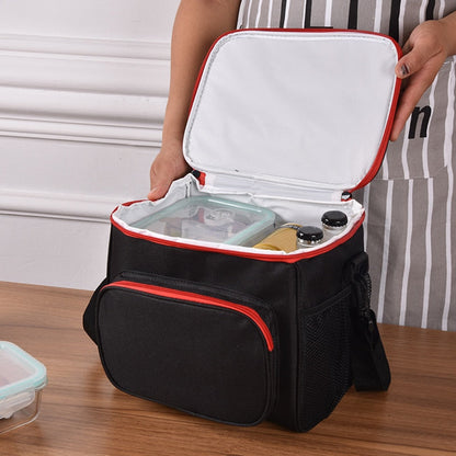 Realaiot Thermal Insulated Cooler Bags Large Women Men Picnic Lunch Bento Box Trips BBQ Meal Ice Zip Pack Accessories Supplies Products