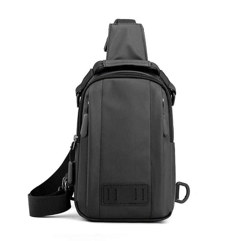 Realaiot Waterproof Oxford Chest Bag Men's Shoulder Bag High Quality Casual Male Backpack Multifuction Travel Men Cross Body Bag