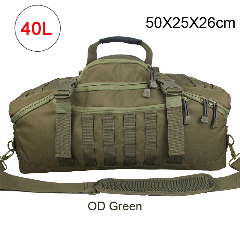 Realaiot 40L 60L 70L Men Army Military Tactical Waterproof Backpack Molle Camping Backpacks Sports Travel Bags Tactical Sport gym bag