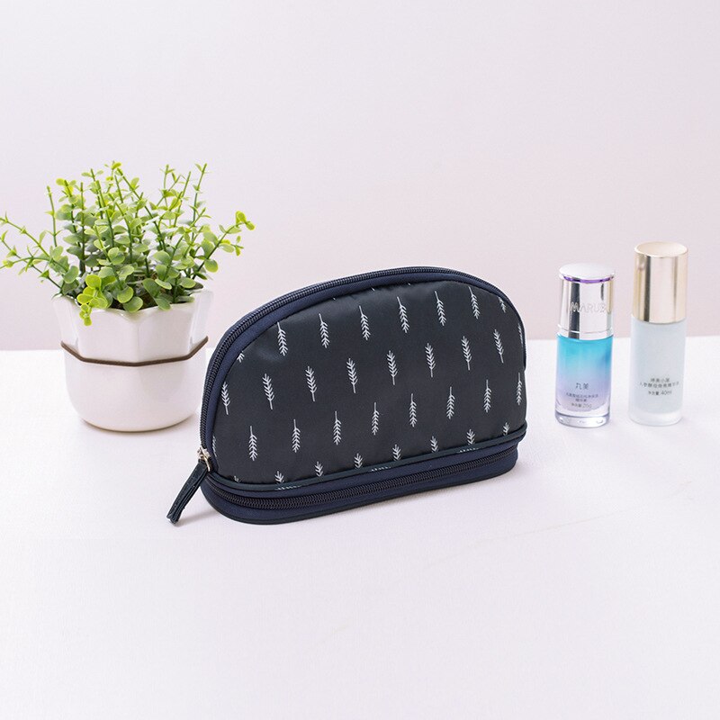 Realaiot Fashion Women Cosmetic Makeup Case Bag Box Waterproof Portable Double layer Storage Bag Fashion Makeup Bag