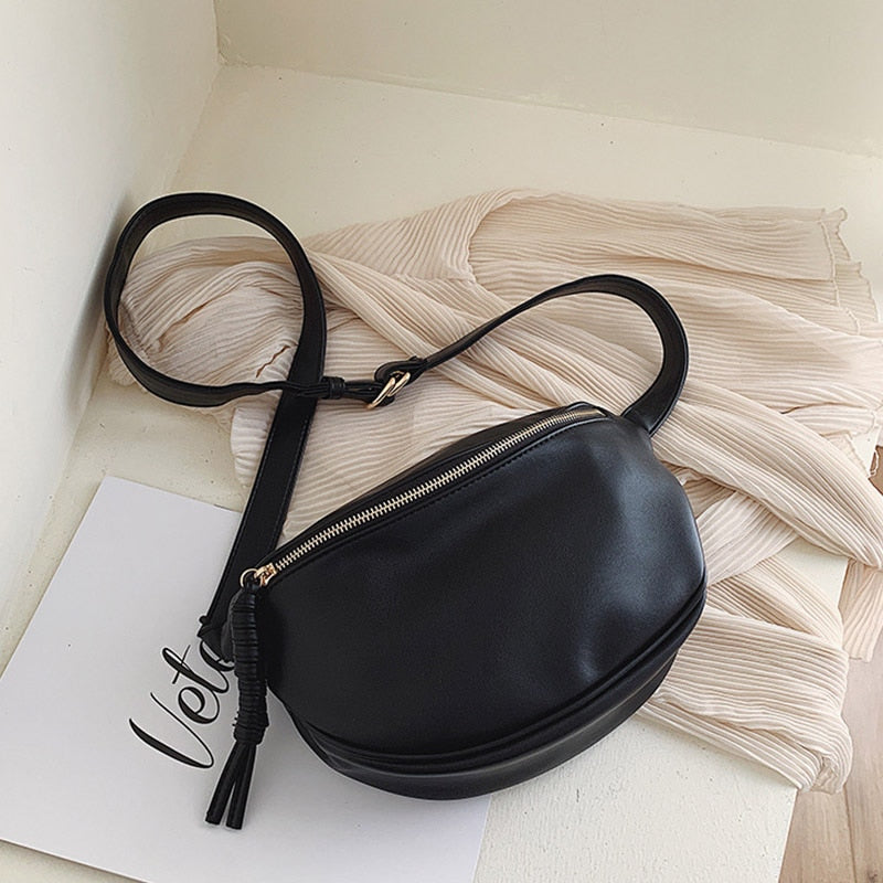 Cyflymder Luxury Women's Waist Bag Fanny Pack Fashion PU Leather Crossbody Bags High Quality Brand Shoulder Bag New Female Chest Pack