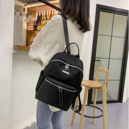 Realaiot Fashion Women Backpack Oxford Cloth Retro Casual Female Backpack Girls School Bag Travel Bagpack Ladies Back Pack