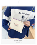 Realaiot 5Pcs/set Canvas School Backpacks Women Lovely School Bags for Teenage Girls Bookbags Students Travel Shoulder Bags Ladies