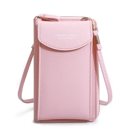 Realaiot Shoulder Wallet Women Phone Wallet Purse Bag Women's Handbag Long Wristlet Wallets Clutch Messenger Shoulder Straps Bag