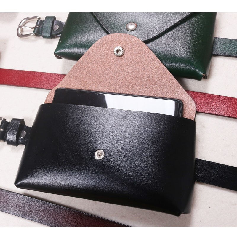 Realaiot Waist Bag Ladies Fashion Genuine Leather Women Waist Belt Bags Waterproof Chest Belly Pouch Woman Fanny Pack Luxury Coin Purse