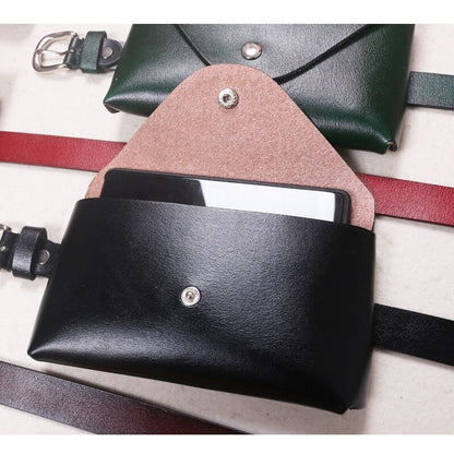 Realaiot Waist Bag Ladies Fashion Genuine Leather Women Waist Belt Bags Waterproof Chest Belly Pouch Woman Fanny Pack Luxury Coin Purse