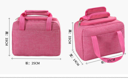 Cyflymder Portable Lunch Bag New Thermal Insulated Lunch Box Tote Cooler Handbag Bento Pouch Dinner Container School Food Storage Bags