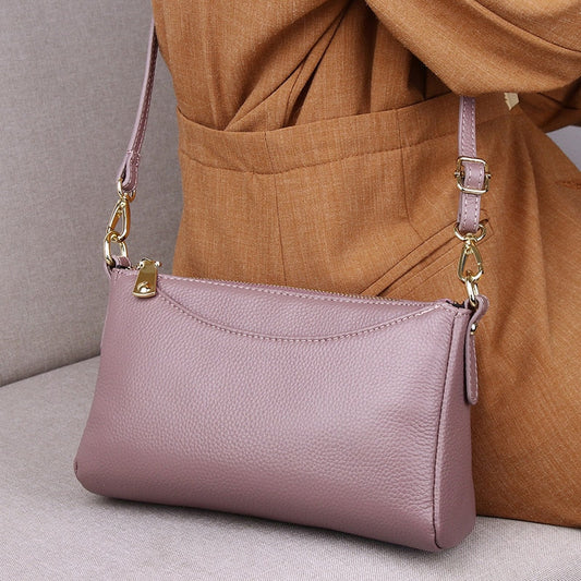 Realaiot Genuine Leather MINI Clutch bag Fashion Small Crossbody Bags For Women Luxury Handbag Ladies Shoulder Bag Clutch Purse