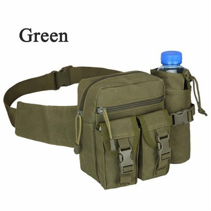 Cyflymder Men's Tactical Casual Fanny Waterproof Pouch Waist Bag Packs Outdoor Military Bag Hunting Bags Tactical Wallet Waist Packs