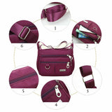 Cyflymder Newest Arrival 4 Colors Women Waterproof Oxford Messenger Cross Body Bag Shoulder Bags Large Capacity