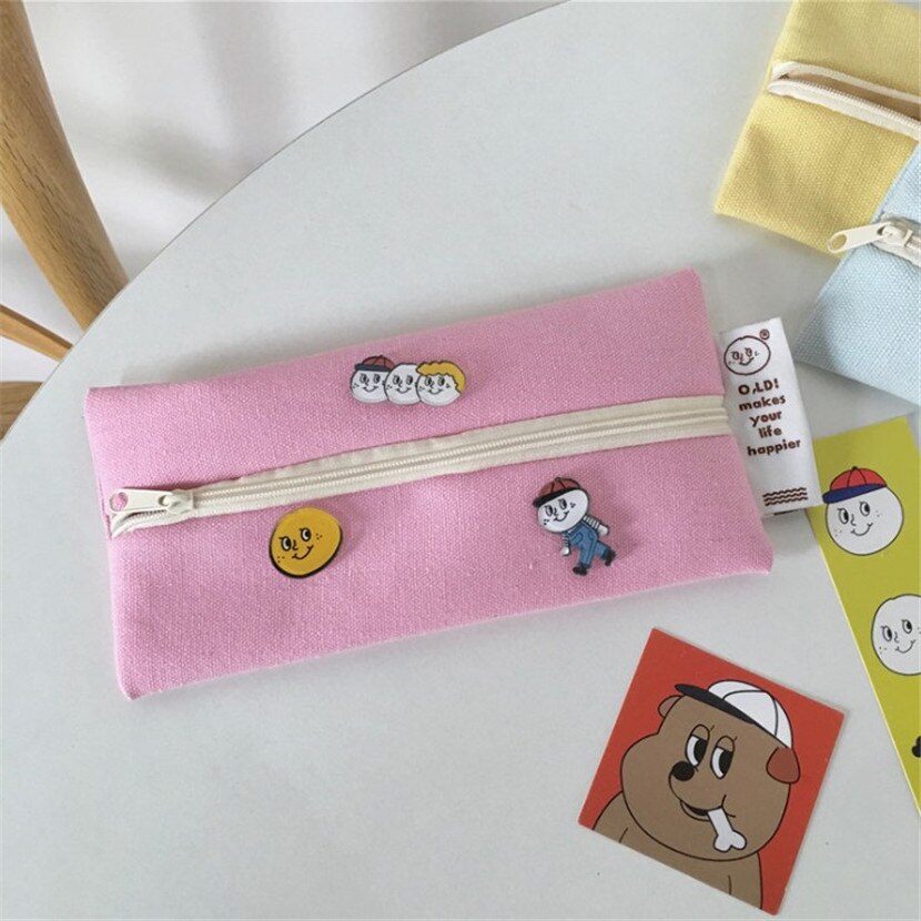 Cyflymder Pencil Cases Japanese Pencil Bags Organizer Pens Case Stationery For School Cute Case Office Items School Supplies Pensil Case