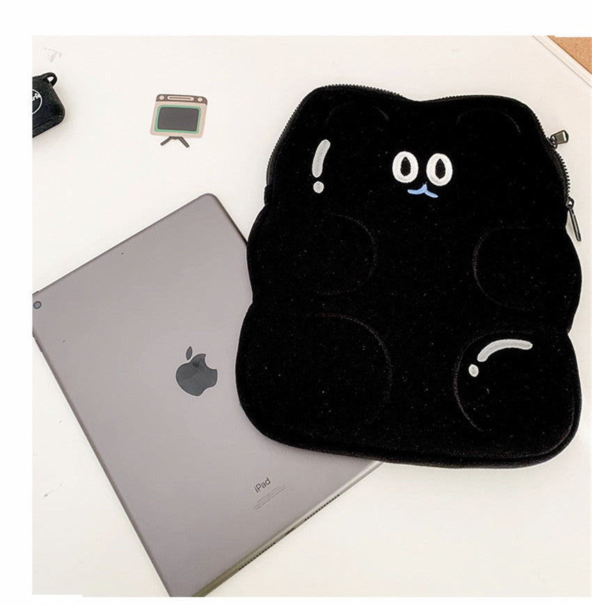 Realaiot Korean Candy Bear Loptop Tablet Bag Sleeve Cover Ipad 12.9 13inch Sleeve Bag Carrying Case For Macbook Ipad 9.7 10.2 10.8 Inch