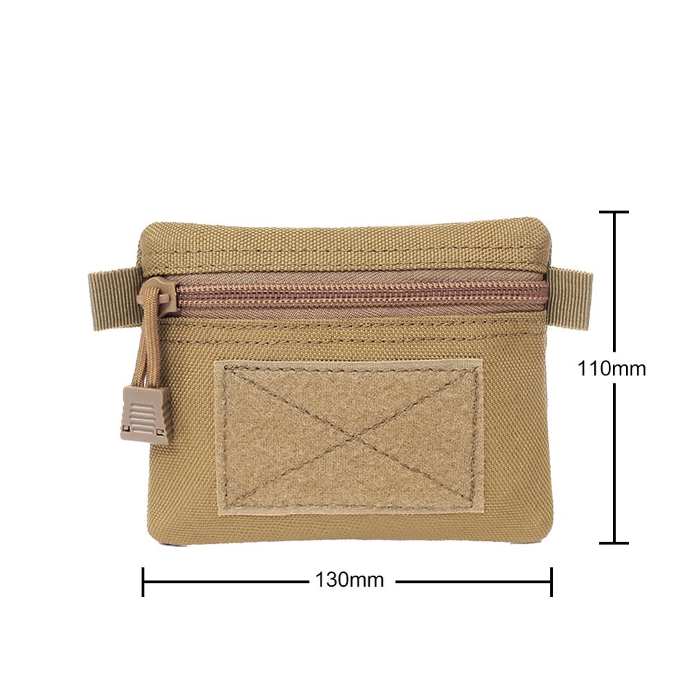 Cyflymder Outdoor EDC Molle Pouch Wallet Waterproof Portable Travel Zipper Waist Bag for Camping Hiking Hunting Military EDC Pouch