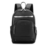 Realaiot Casual Men Small Backpack Multi-Function School Book Bag for College Student Waterproof Nylon Travel Outdoor Daypack Mochila